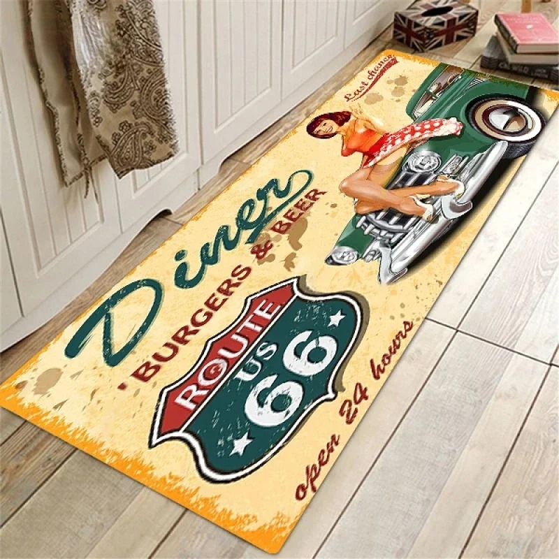 Commercial Kitchen Mats - Route 66 Design Kitchen Floor Mat