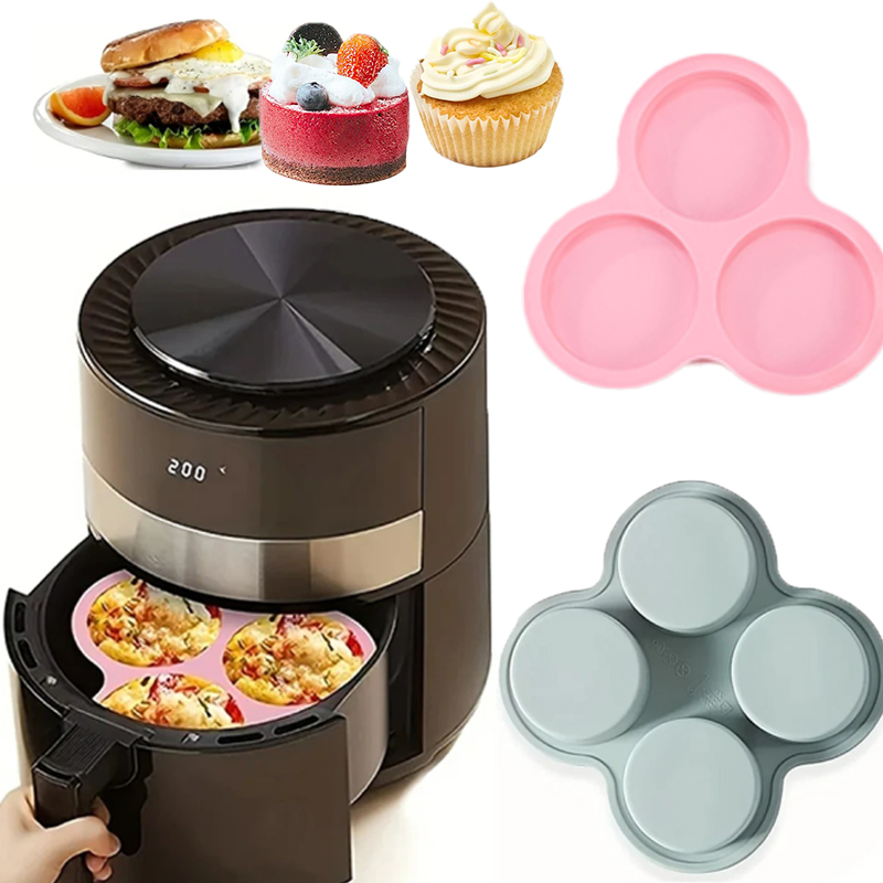 Commercial Kitchen Cooking - Reusable Silicone Air Fryer Egg Mold