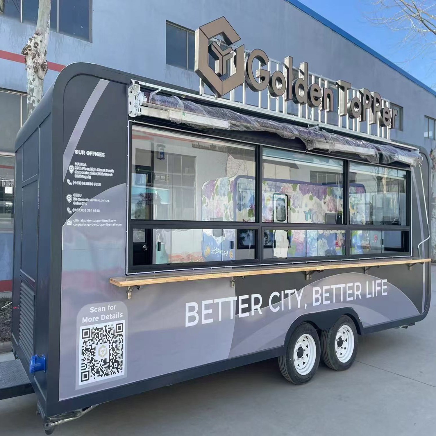 Commercial Kitchen Trailer - Commercial Standards Food Trailer Cart Mobile