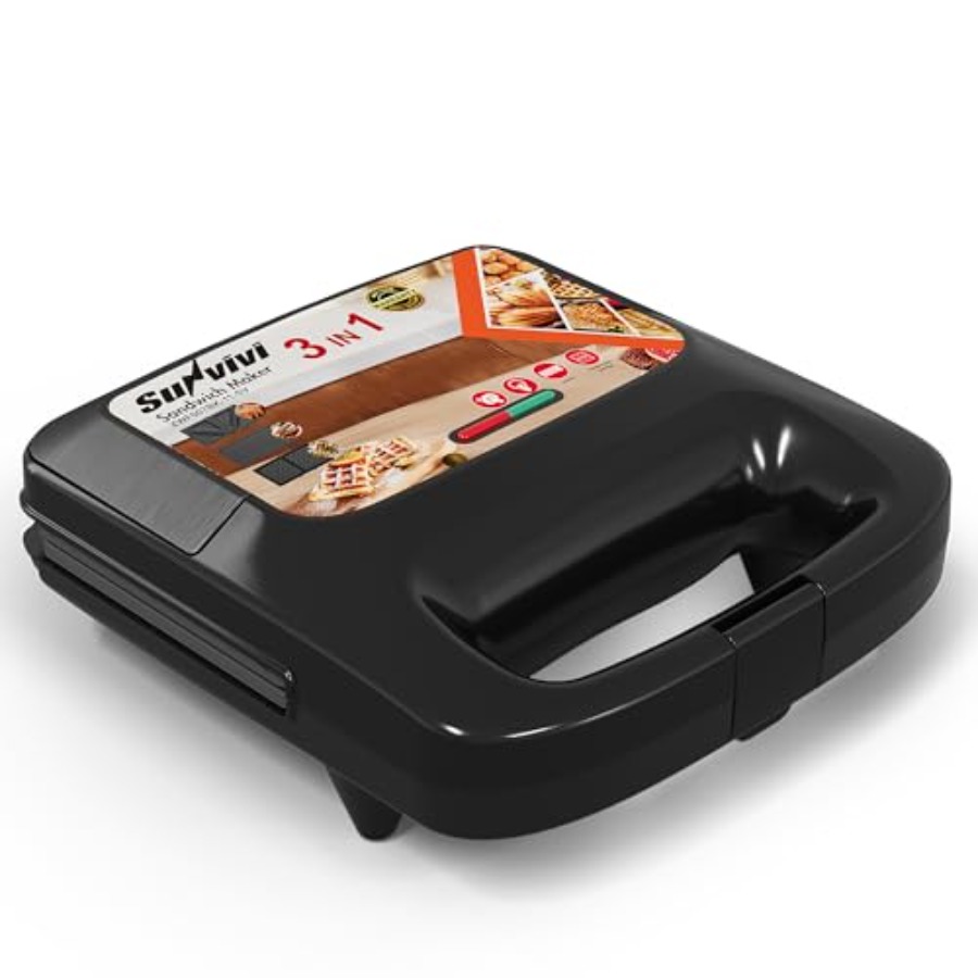 Sandwich Press Panini - 3 in 1 Electric Sandwich Maker: