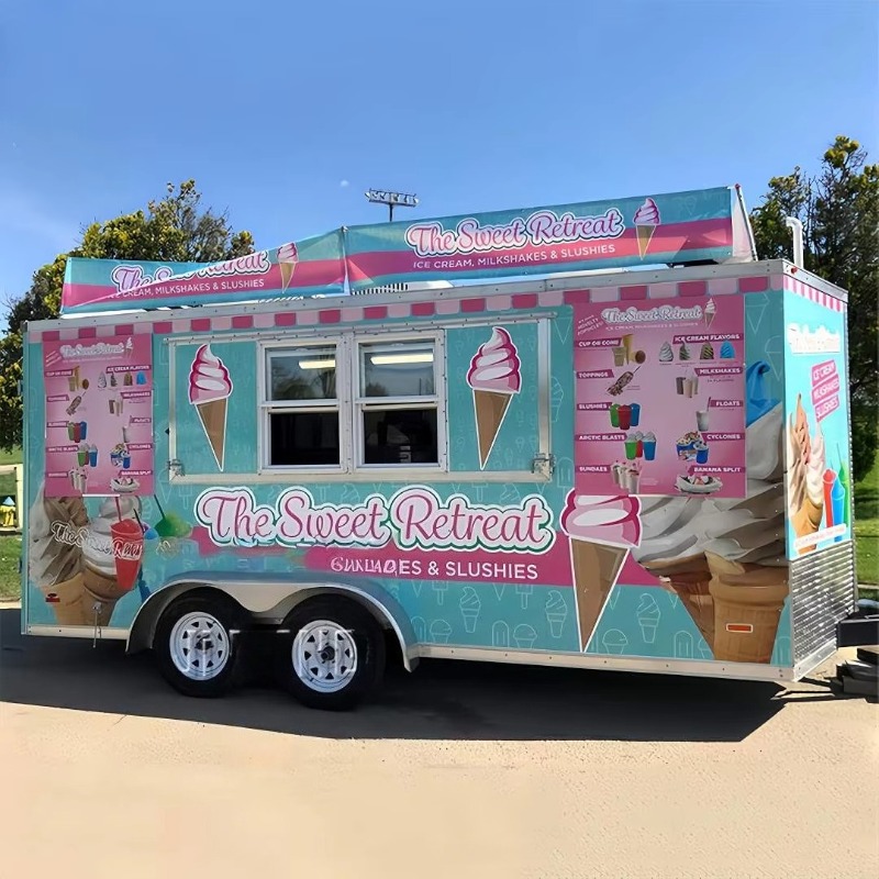 USA Approved Custom Food Trail - Commercial Kitchen Trailer avis et prix