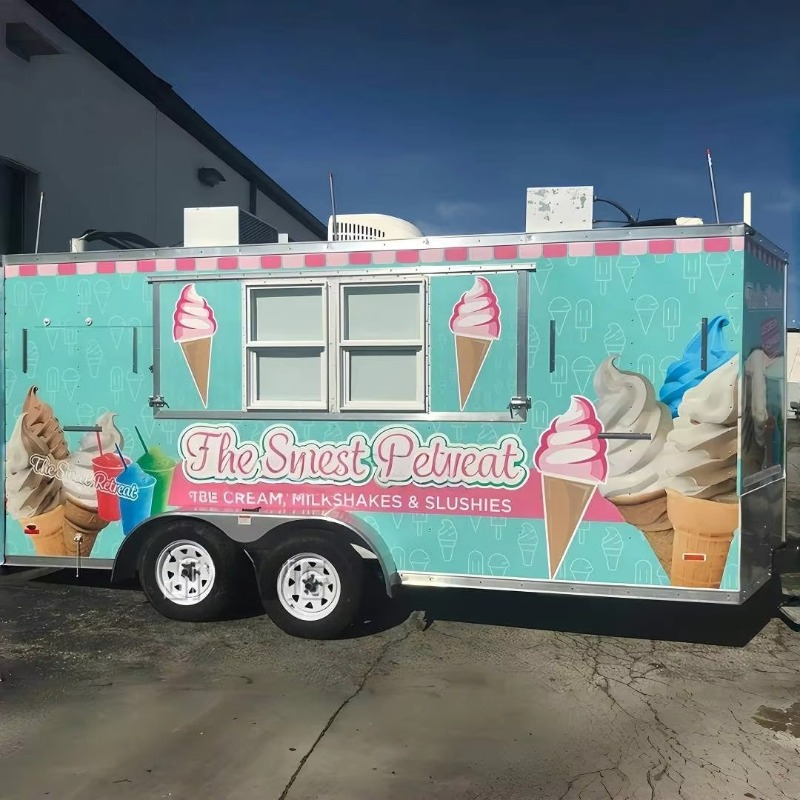USA Approved Custom Food Trail - Commercial Kitchen Trailer avis et prix