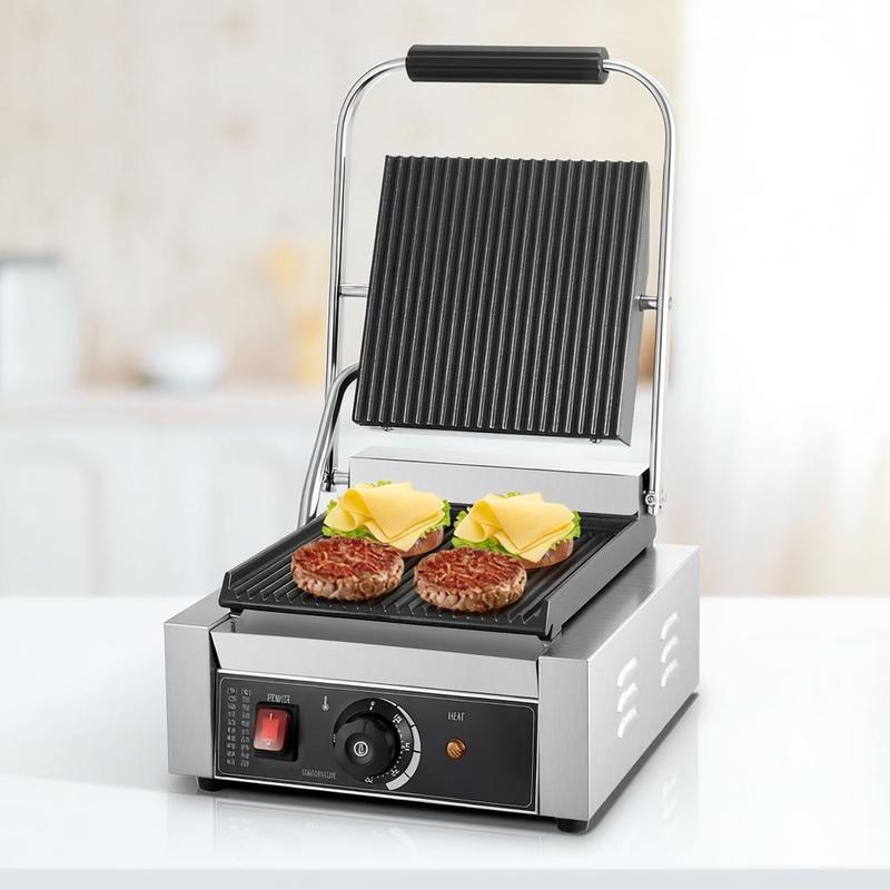 Commercial Panini Grill, 1800W - Sandwich Press Panini avis et prix