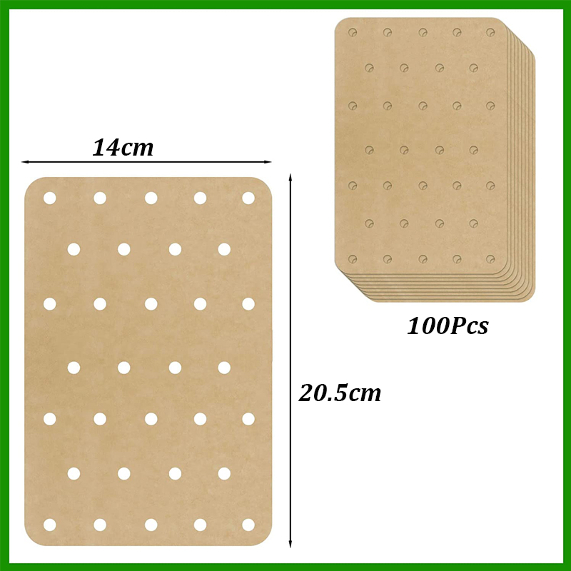 100Pcs Air Fryer Paper Disposa - Commercial Kitchen Steamer avis et prix