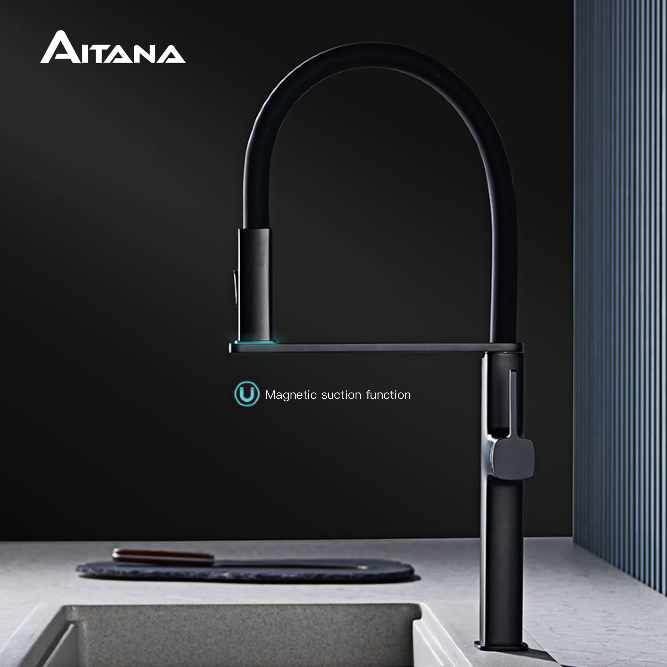 Luxury black brass kitchen fau - Commercial Kitchen Mixer Tap avis et prix