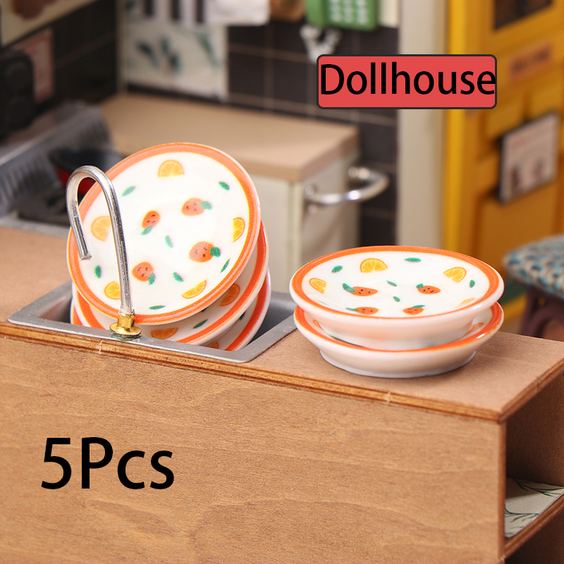 5Pcs 1/12 Dollhouse Mini Plate - Commercial Kitchen Setup avis et prix