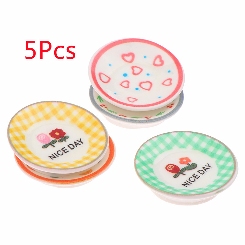 5Pcs 1/12 Dollhouse Mini Plate - Commercial Kitchen Setup avis et prix