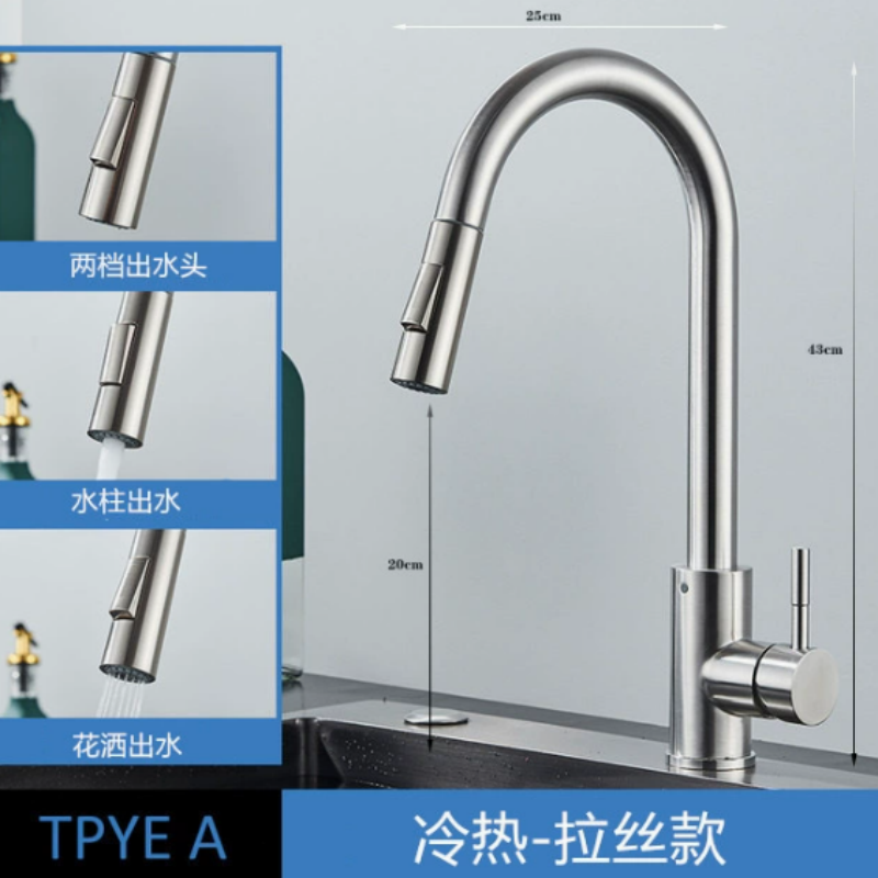 Modern Matte Black Kitchen Fau - Commercial Kitchen Mixer Tap avis et prix