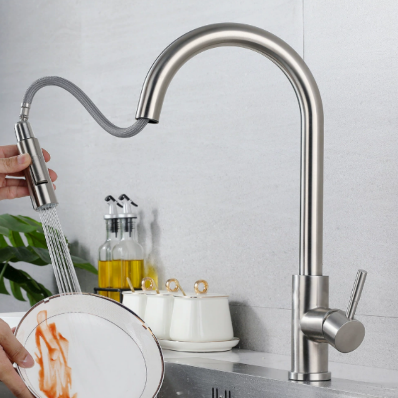 Modern Matte Black Kitchen Fau - Commercial Kitchen Mixer Tap avis et prix