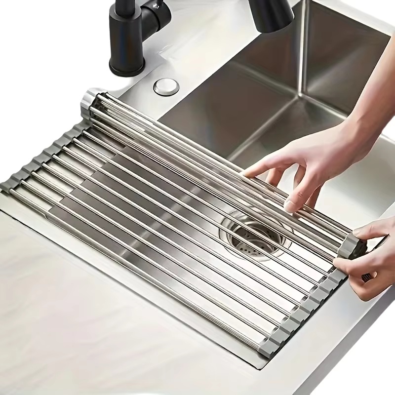 1pc Foldable Stainless Steel D - Commercial Kitchen Shelving avis et prix