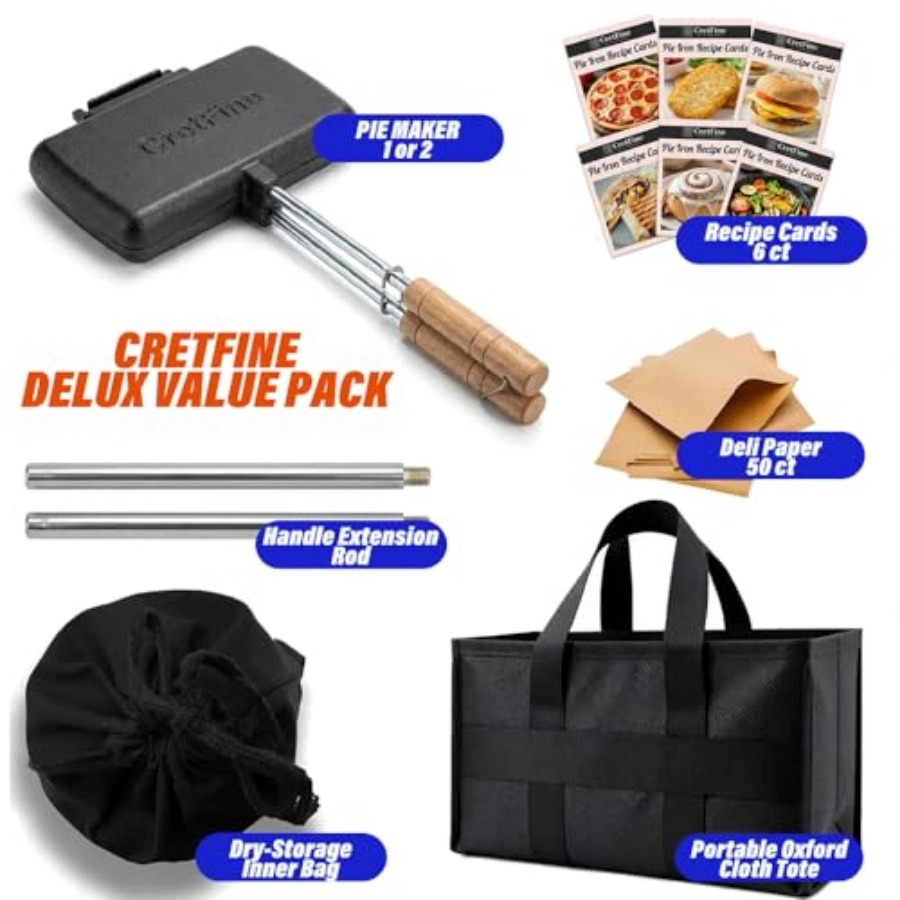 Extendable XL Pie Irons Cast I - Sandwich Press Panini avis et prix