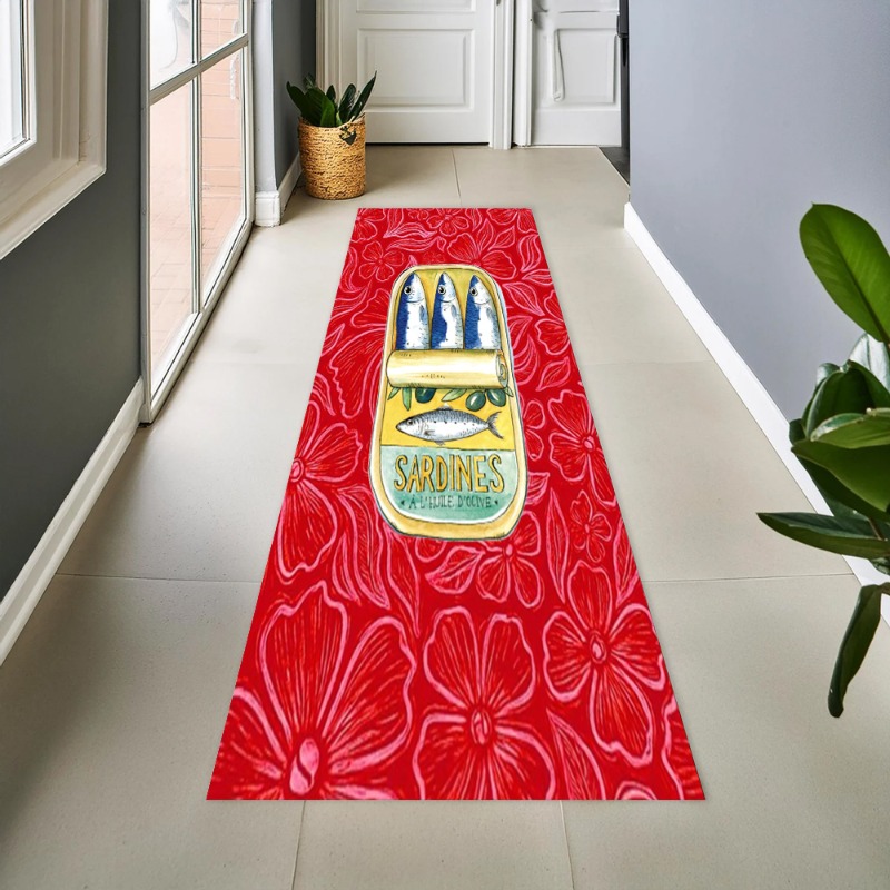 Vintage Blue Striped Sardine G - Commercial Kitchen Mats avis et prix
