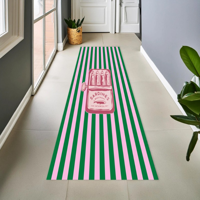 Vintage Blue Striped Sardine G - Commercial Kitchen Mats avis et prix