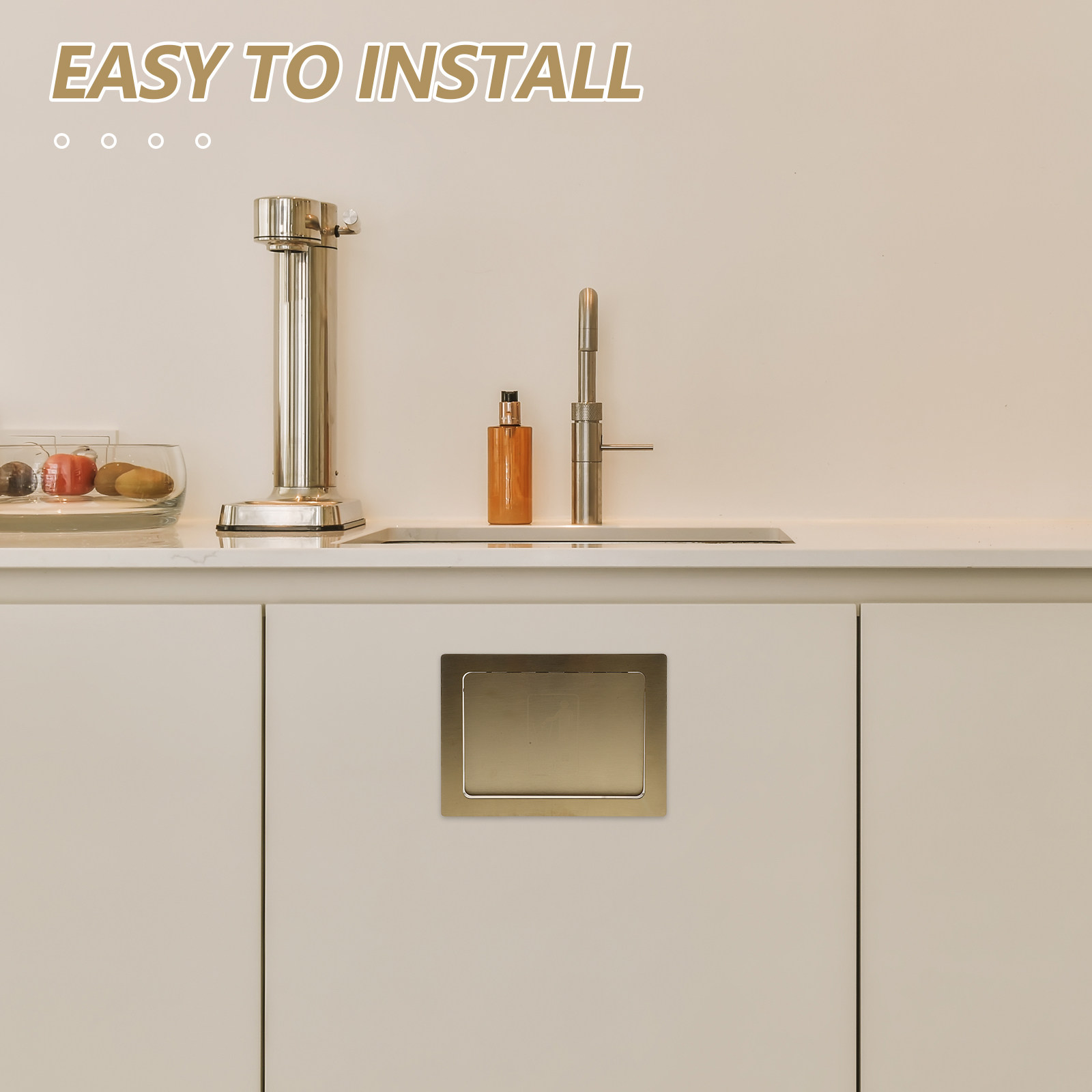 Embedded Stainless Steel Garba - Commercial Kitchen Garbage Can avis et prix
