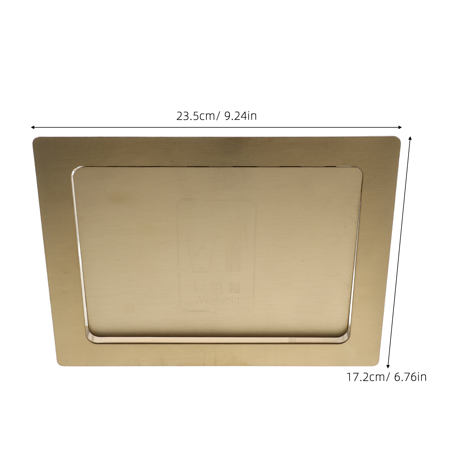 Embedded Stainless Steel Garba - Commercial Kitchen Garbage Can avis et prix