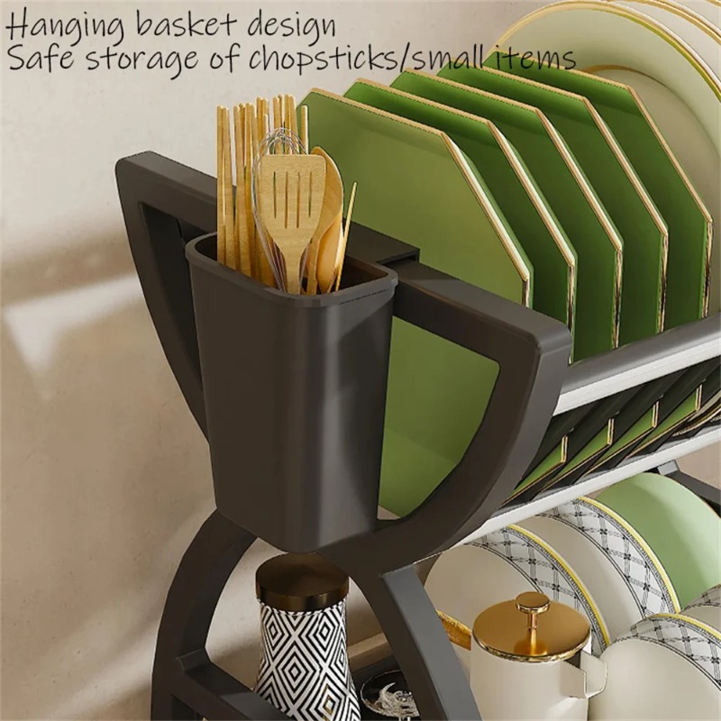 2 Tier Dish Drying Rack Kitche - Commercial Kitchen Shelving avis et prix