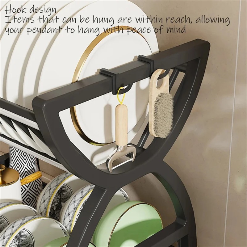 2 Tier Dish Drying Rack Kitche - Commercial Kitchen Shelving avis et prix