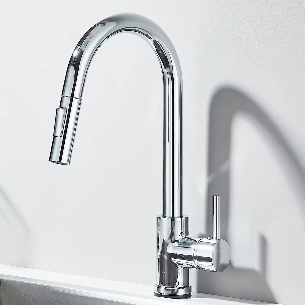Black silver kitchen faucet, d - Commercial Kitchen Mixer Tap avis et prix