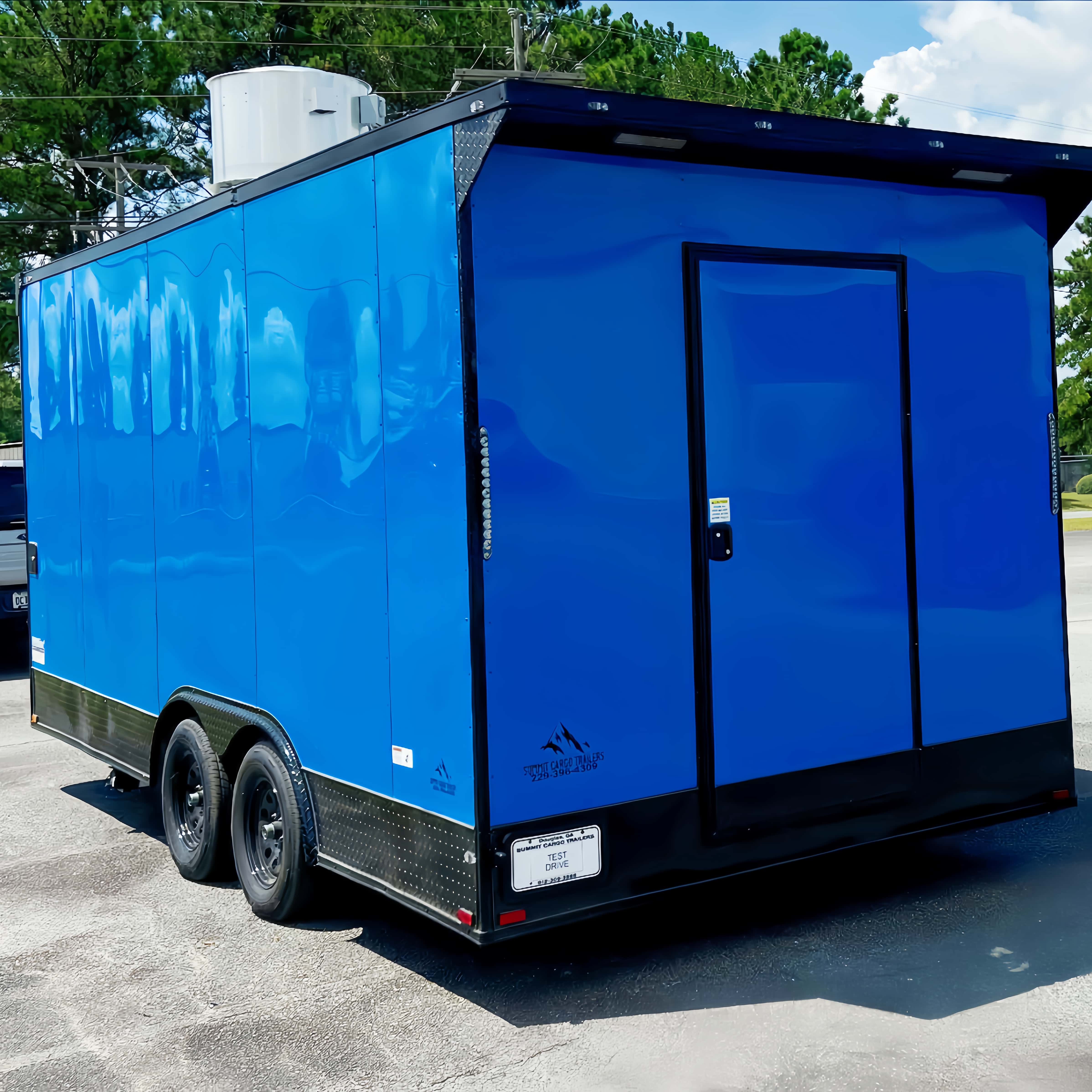 Outdoor Food Truck Trailer wit - Commercial Kitchen Trailer avis et prix