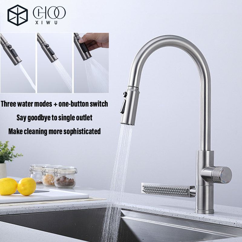 CHOOXI WU-Black Kitchen Faucet - Commercial Kitchen Mixer Tap avis et prix