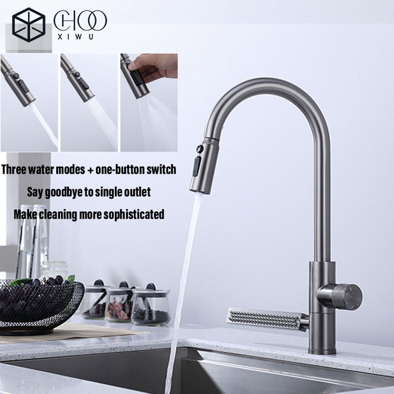 CHOOXI WU-Black Kitchen Faucet - Commercial Kitchen Mixer Tap avis et prix