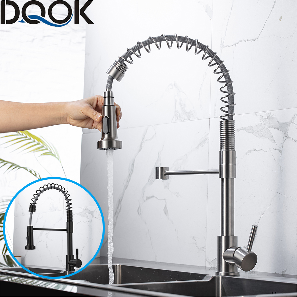 DQOK Matte Black Kitchen Fauce - Commercial Kitchen Mixer Tap avis et prix