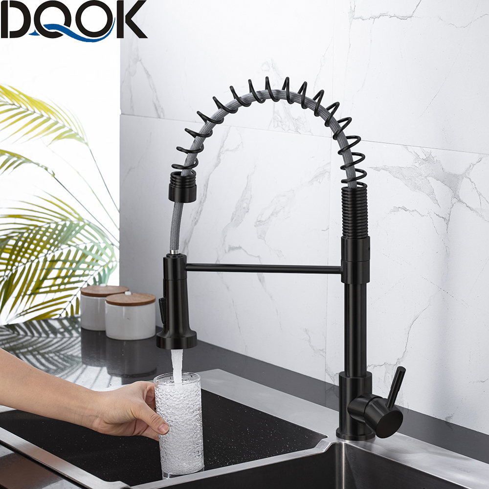DQOK Matte Black Kitchen Fauce - Commercial Kitchen Mixer Tap avis et prix