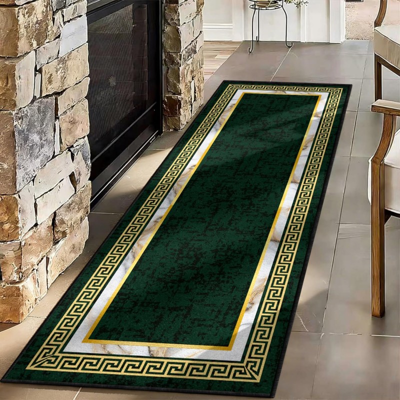 Abstract Art Runner Rug Blue Y - Commercial Kitchen Mats avis et prix