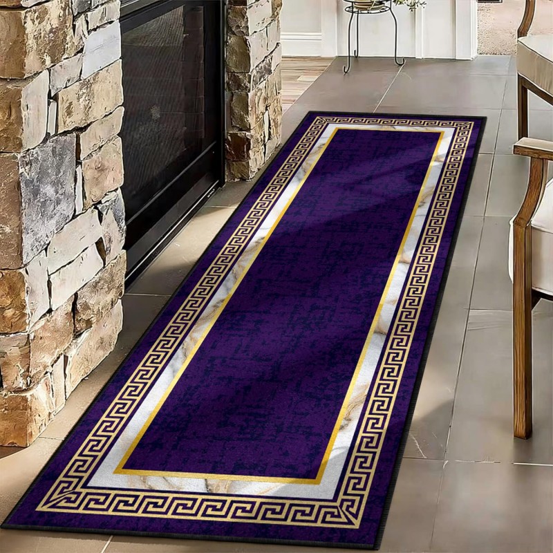 Abstract Art Runner Rug Blue Y - Commercial Kitchen Mats avis et prix