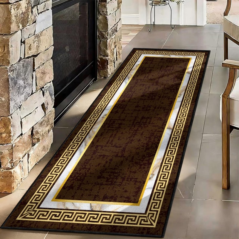 Abstract Art Runner Rug Blue Y - Commercial Kitchen Mats avis et prix