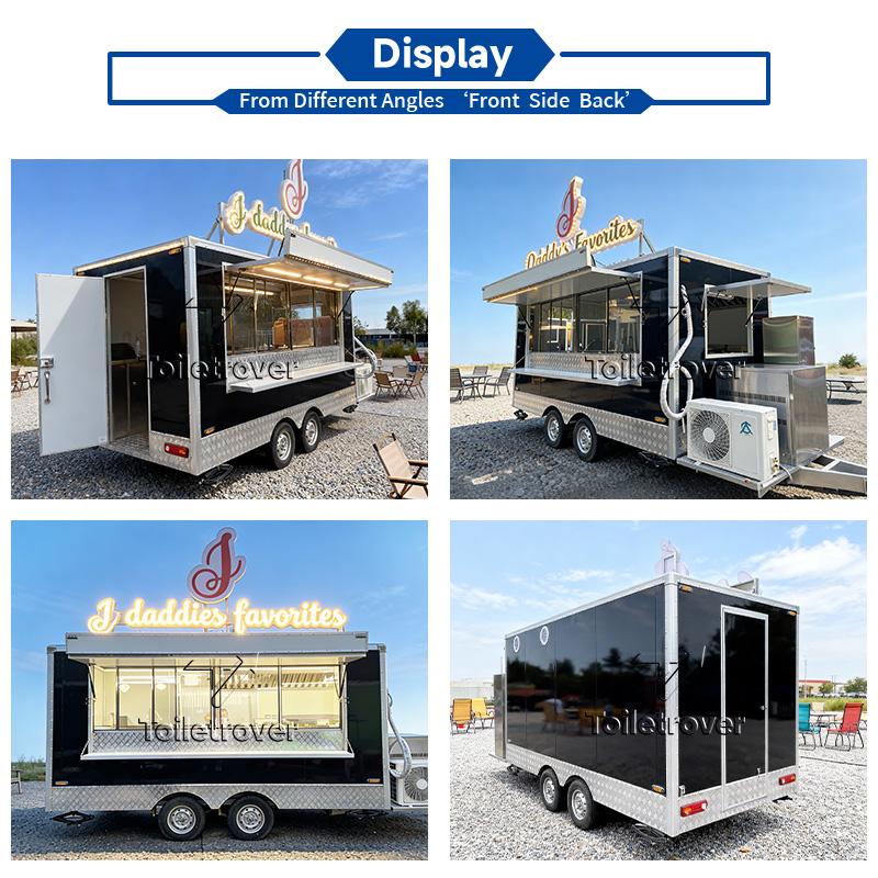 Cheap Food Truck Carts Customi - Commercial Kitchen Trailer avis et prix