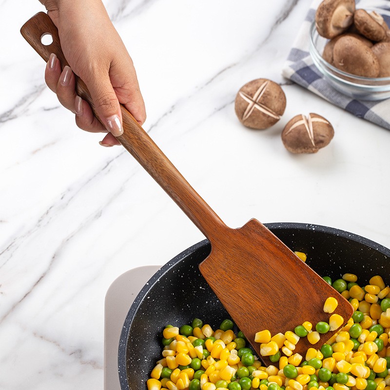 1PC-Wooden spatula for non-sti - Commercial Kitchen Cooking avis et prix