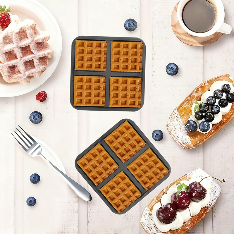 Square Waffle Mold, Non-Stick  - Commercial Kitchen Cooking avis et prix