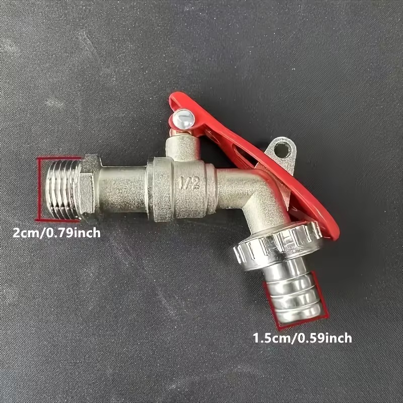 1Pc 1/2 Inch Zinc Alloy Faucet - Commercial Kitchen Tap avis et prix