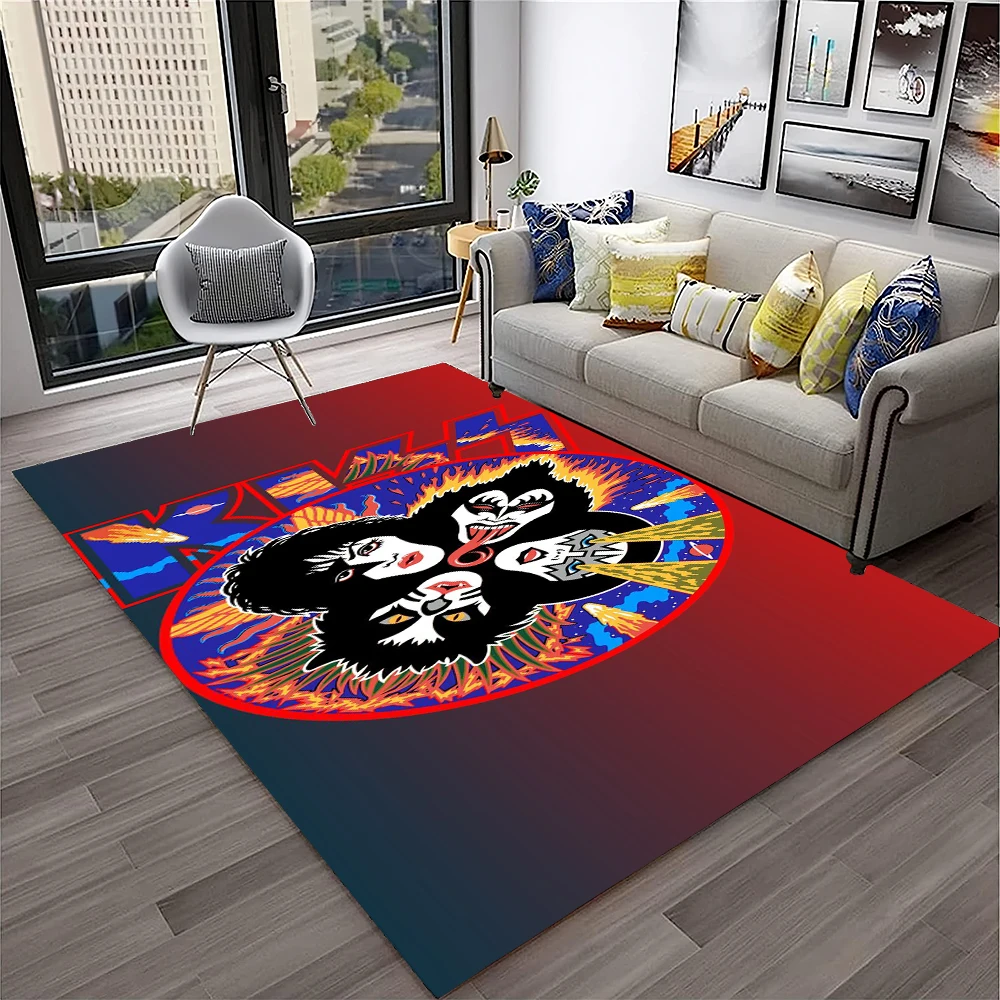 Retro KISS Rock Band Carpet Ru - Commercial Kitchen Mats avis et prix