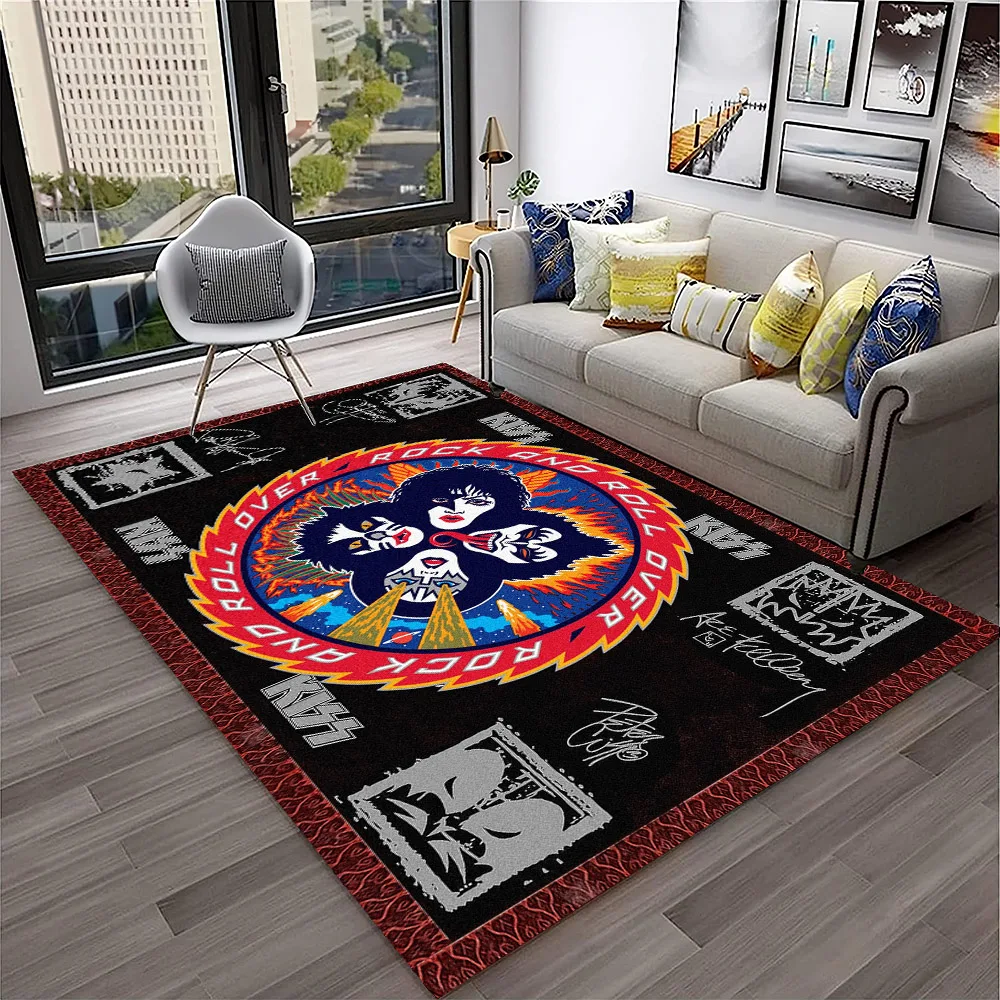 Retro KISS Rock Band Carpet Ru - Commercial Kitchen Mats avis et prix