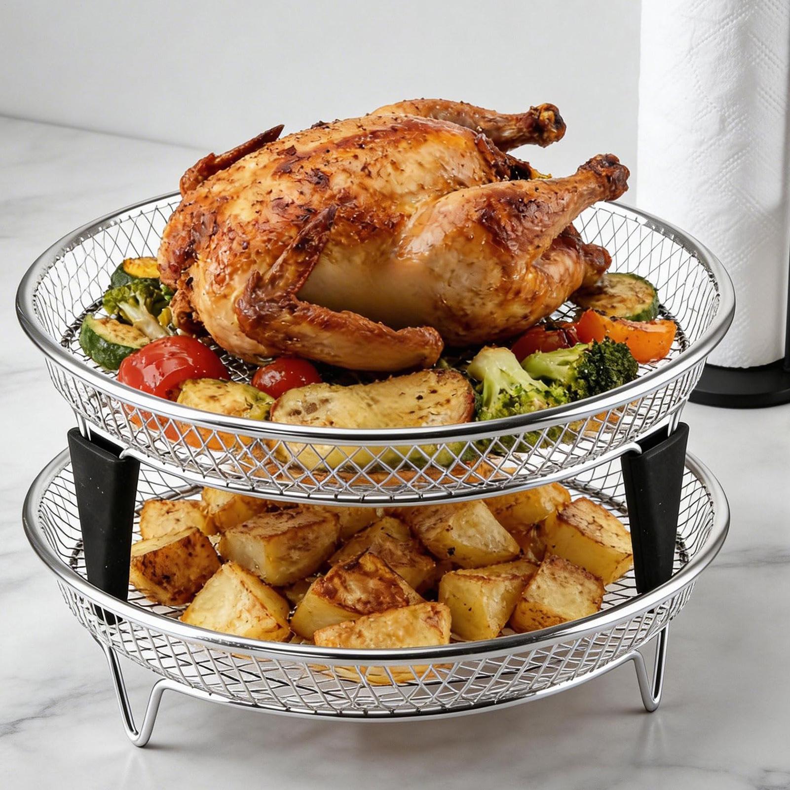 Air Fryer Accessories Stainles - Commercial Kitchen Steamer avis et prix