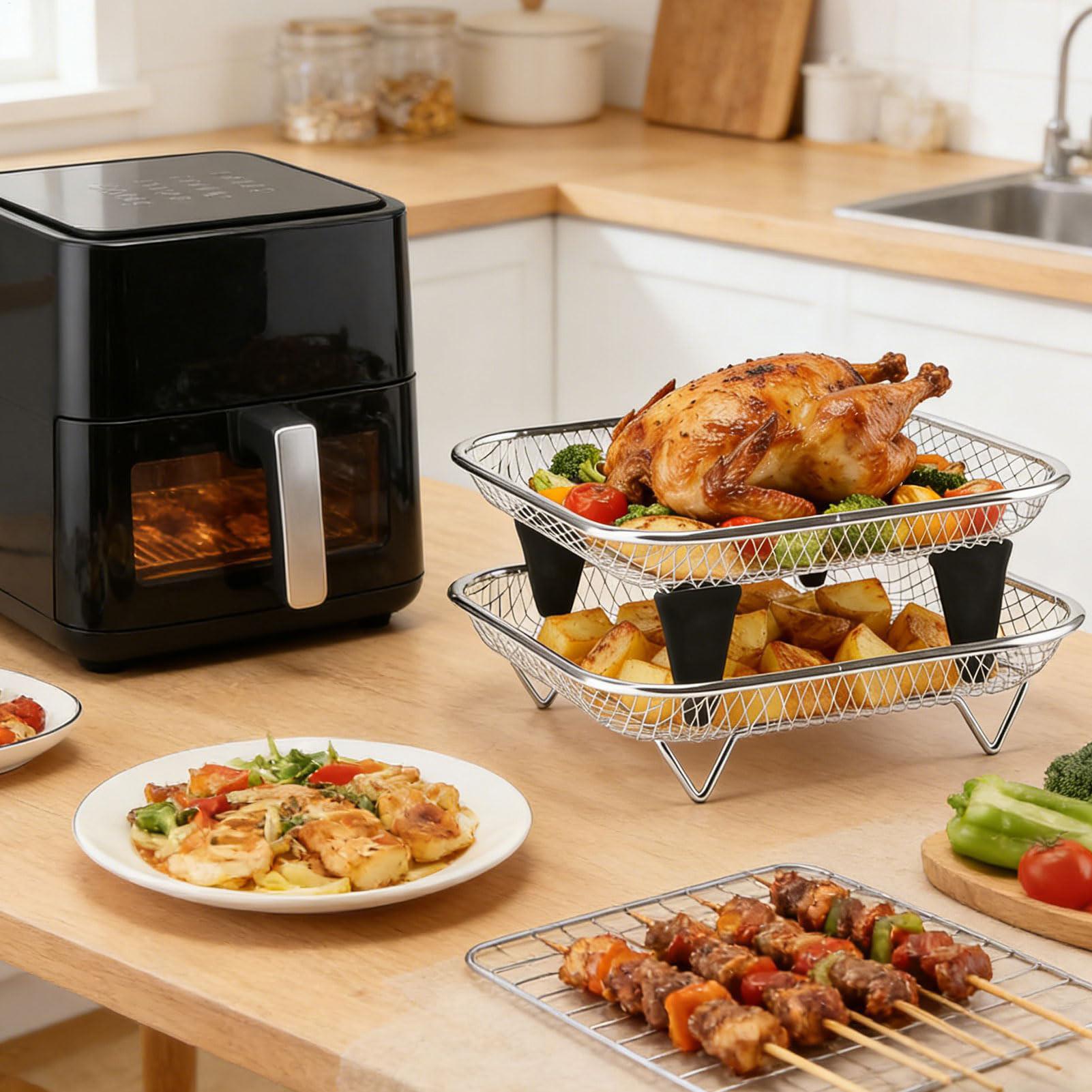 Air Fryer Accessories Stainles - Commercial Kitchen Steamer avis et prix