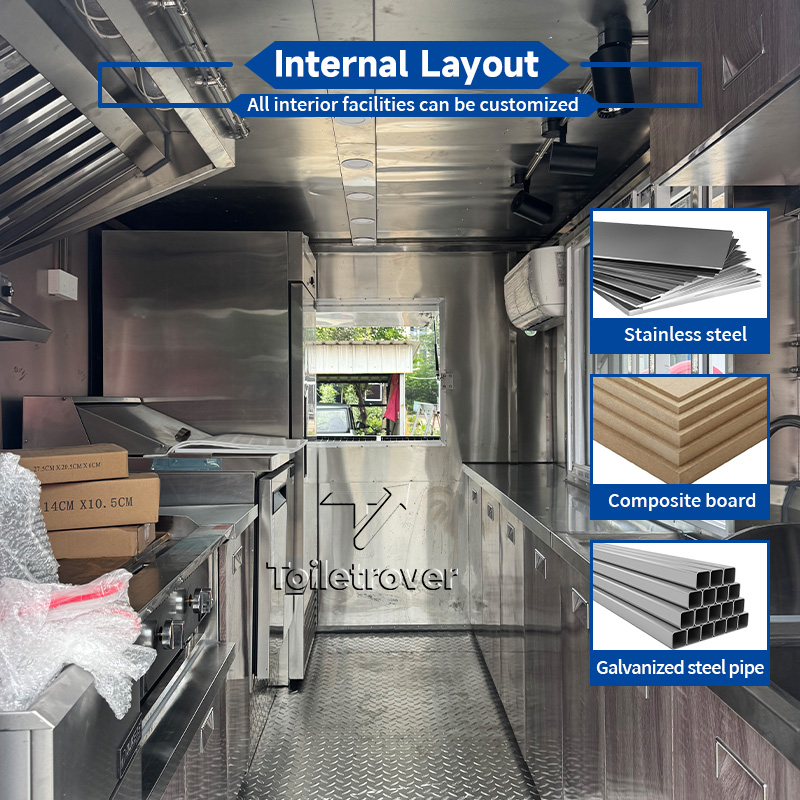 Customizable Commercial Mobile - Commercial Kitchen Trailer avis et prix