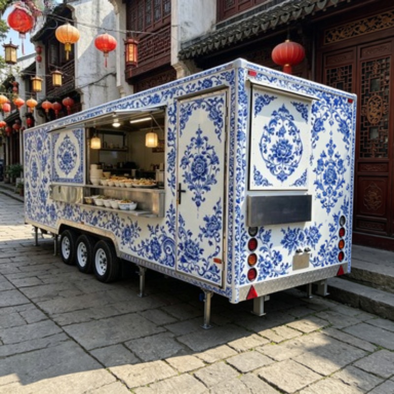 Hot Dog BBQ Mobile Kitchen Tra - Commercial Kitchen Trailer avis et prix