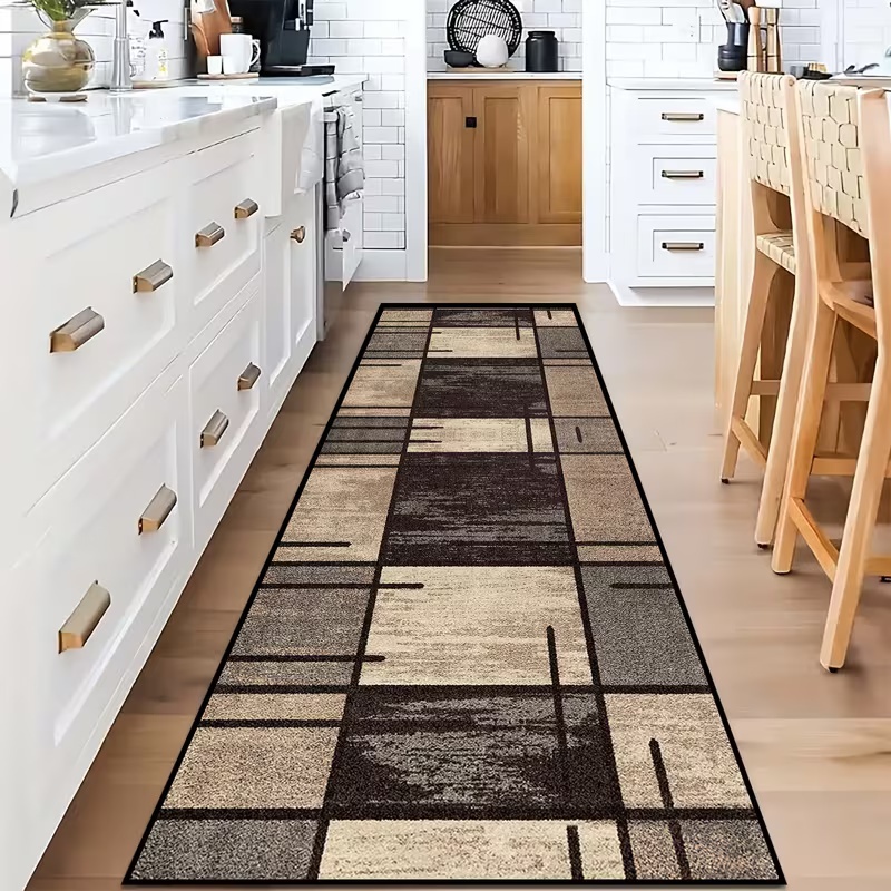 Modern Geometric Patchwork Run - Commercial Kitchen Mats avis et prix