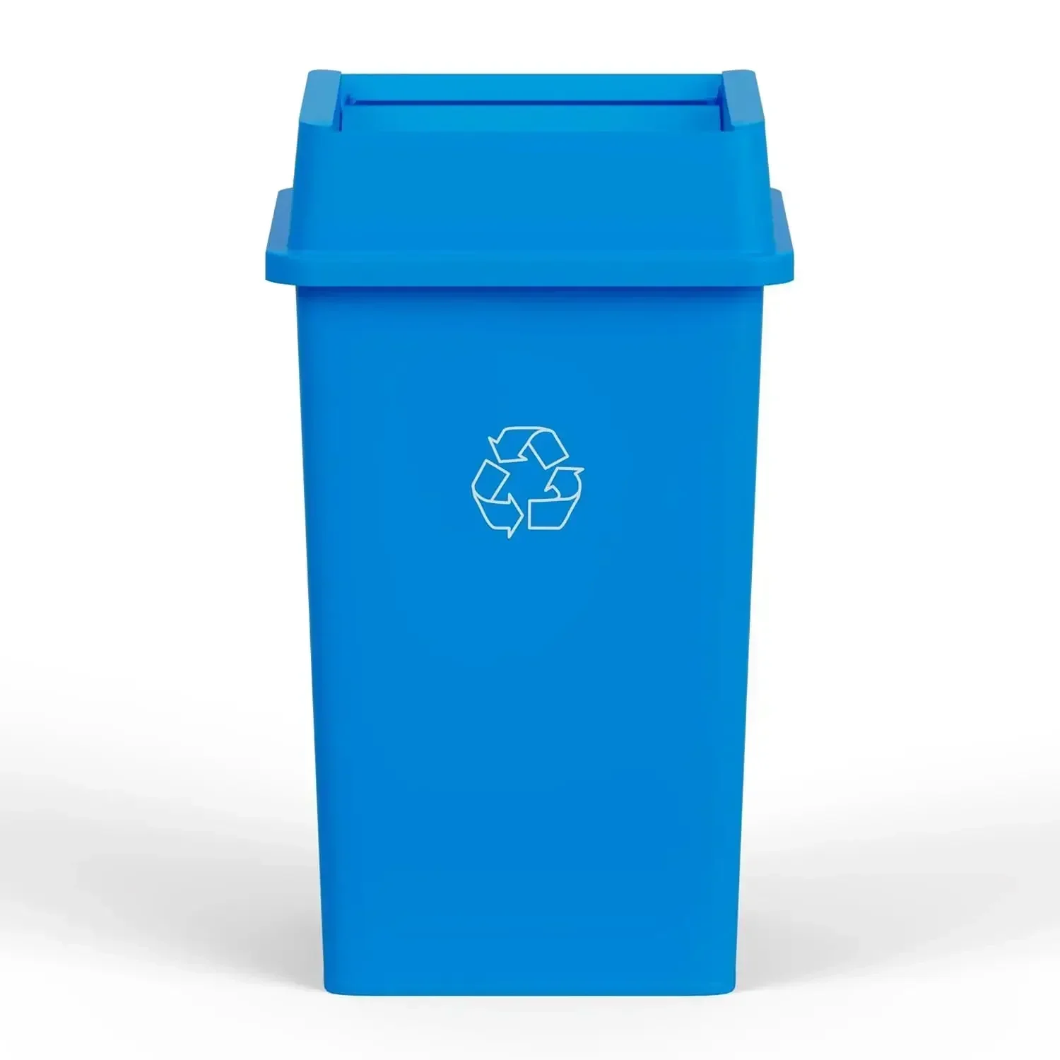 35 Gallon Blue Square Commerci - Commercial Kitchen Garbage Can avis et prix