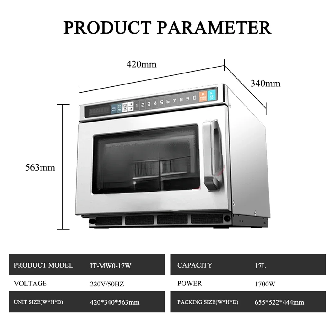 Best Seller FirstHot Selling 1 - Commercial Kitchen Microwave avis et prix