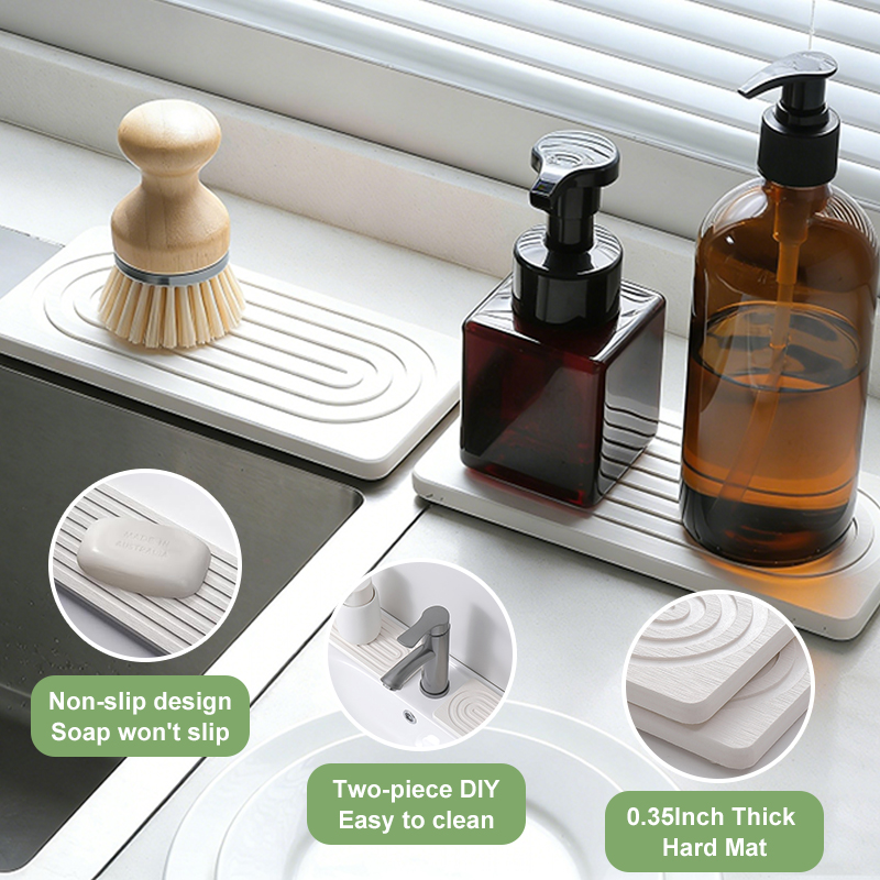 Faucet Mats Diatom Mud Kitchen - Commercial Kitchen Tap avis et prix