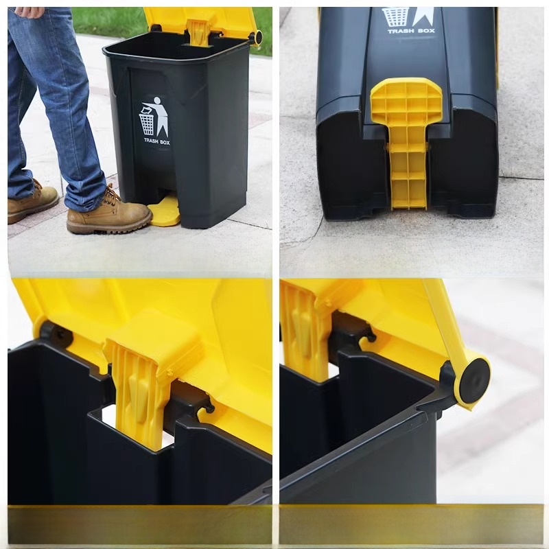 Large Capaci Foot Pedal Tra Ca - Commercial Kitchen Garbage Can avis et prix