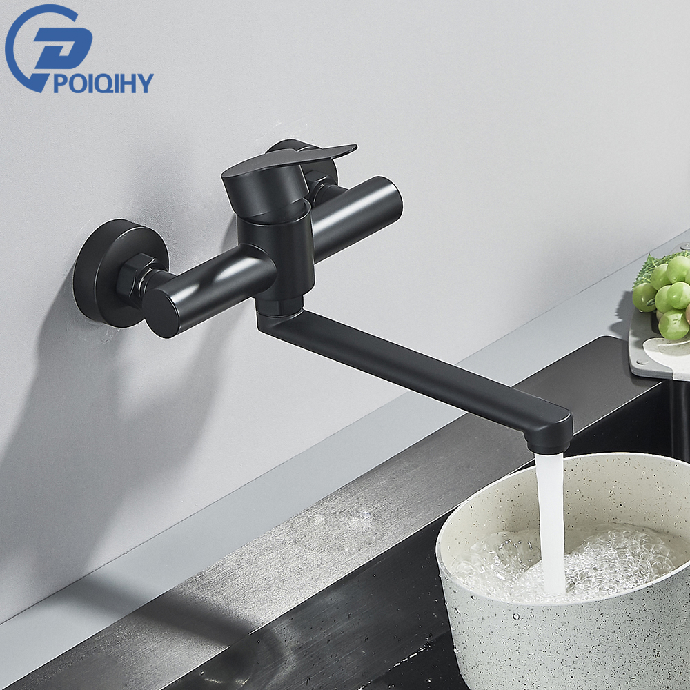 Black Wall Mounted Kitchen Fau - Commercial Kitchen Mixer Tap avis et prix