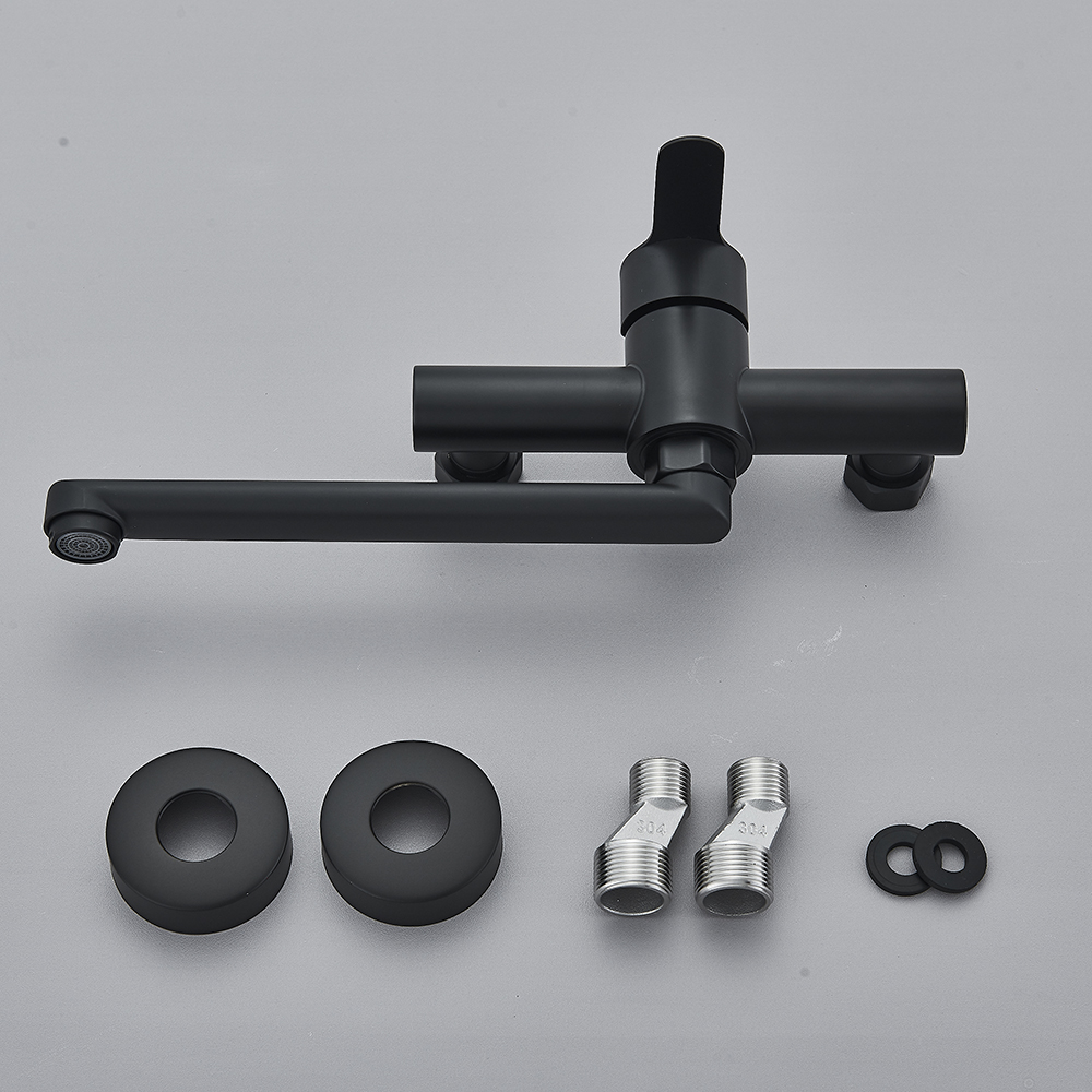 Black Wall Mounted Kitchen Fau - Commercial Kitchen Mixer Tap avis et prix