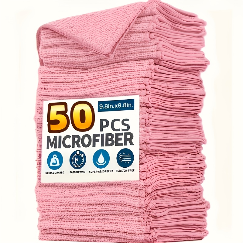 1-50Pcs Light Pink Microfiber  - Commercial Kitchen Tap avis et prix