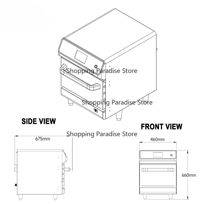 Commercial Turbo Chef Style Hi - Commercial Kitchen Microwave avis et prix