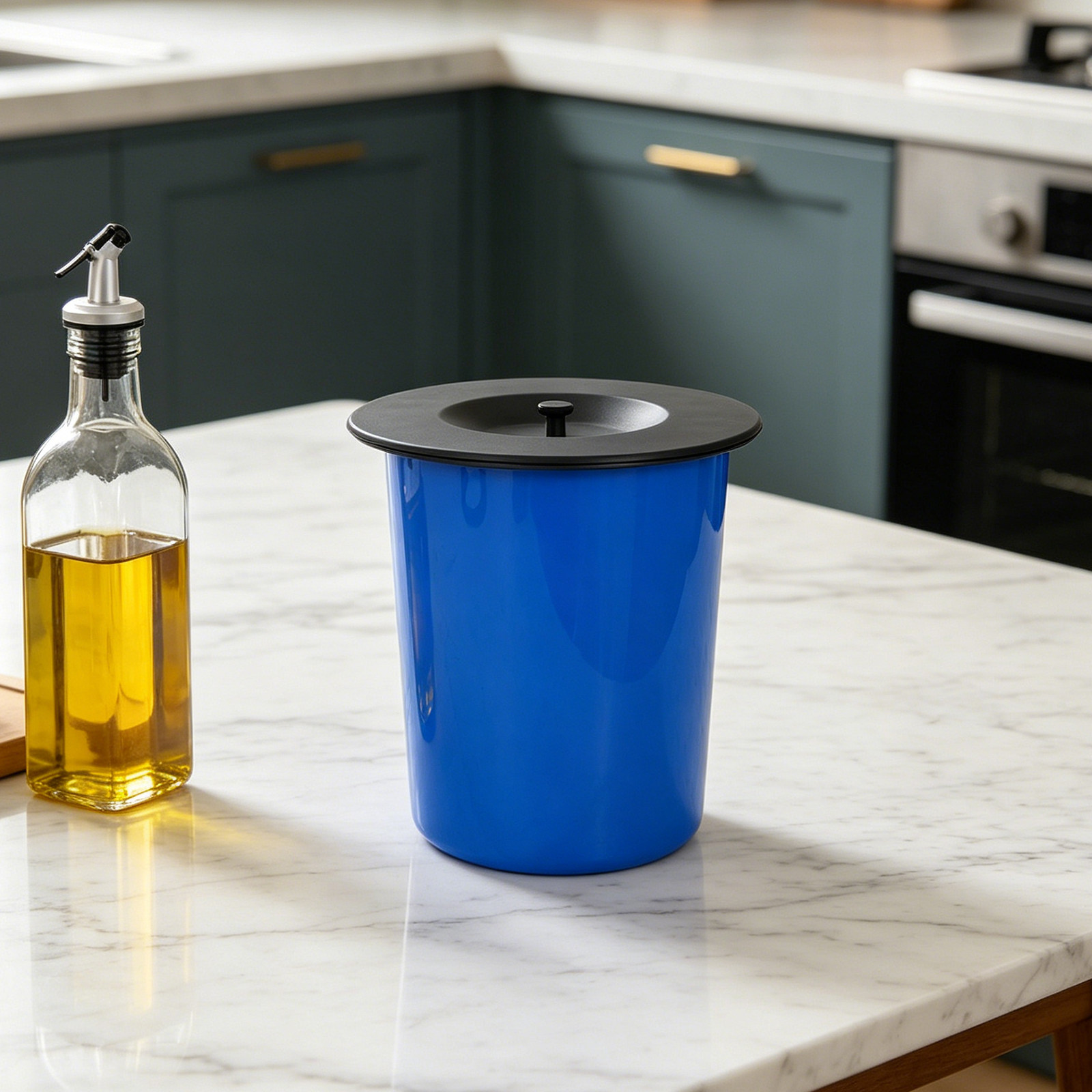 Round Embedded Countertop Buil - Commercial Kitchen Garbage Can avis et prix